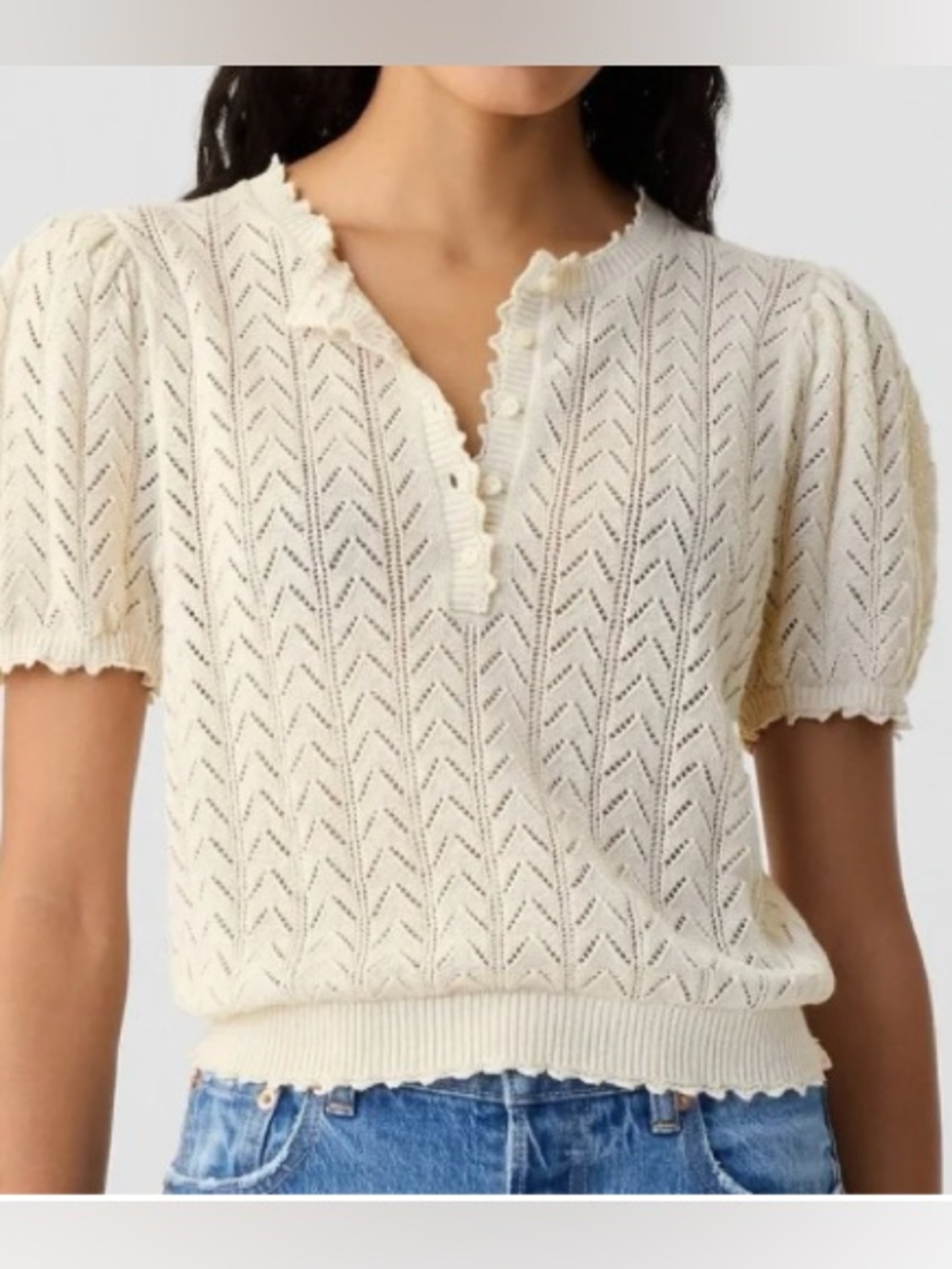 GAP x DOEN pointelle sweater